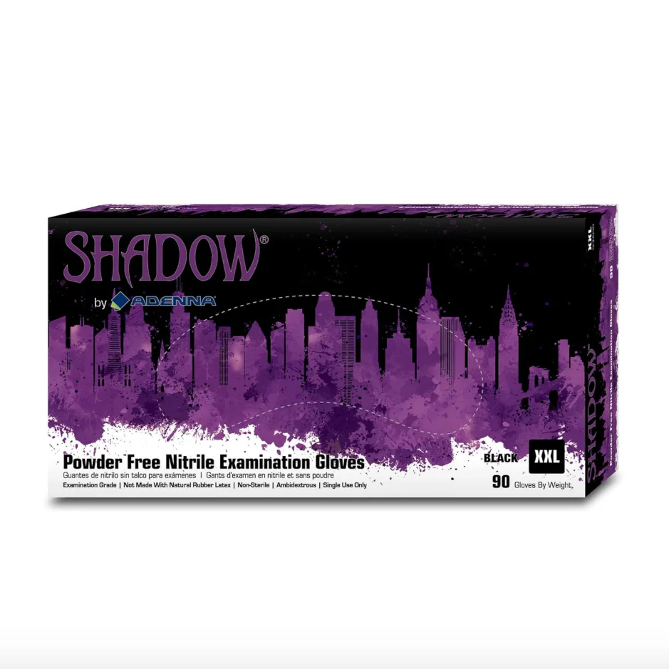 Adenna Shadow Nitrile Powder Free Exam Gloves -  Box of 100 (XL and 2XL - Box of 90) - Image 5